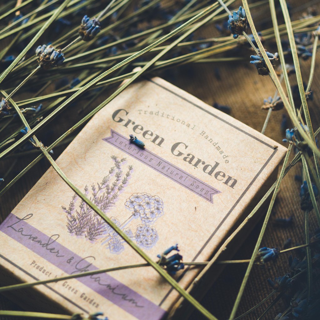 Xà phòng handmade cao cấp Oải Hương & Phong Lữ từ Green Garden
