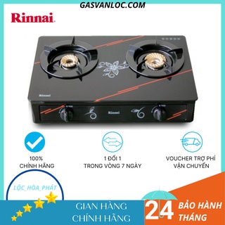 Bếp ga đôi rinnai rv-3615gl - ngọn lửa xanh - tiết kiệm ga - hàng chính hãng