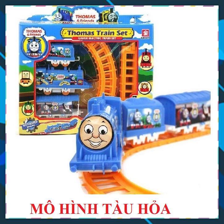 Đồ chơi mô xe lửa chạy trên vòng - Tàu hỏa Thomas lượn vòng cho bé