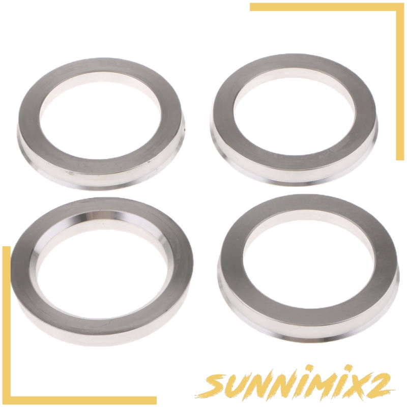Set 4 vòng đệm hợp kim 73.1-54.1mm cho bánh xe hơi