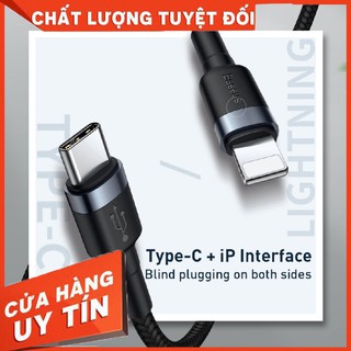 Cáp sạc nhanh 18W dùng cho iPhone, iPhone - Baseus Cafule Data Cable Type-C to iP