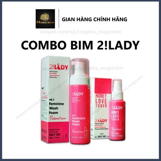 Combo dung dịch vệ sinh 2!lady magic skin ✔ bọt rửa + xịt thơm vùng kín