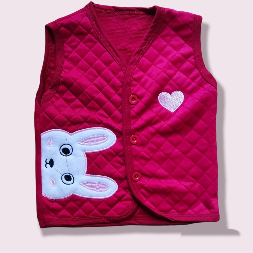 Áo khoác gile trần bông xốp cho bé 0-5 tuổi 100% cotton hữu cơ tự nhiên không chất tẩy nhuộm cực kỳ mềm mại và ấm áp