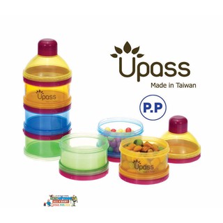 Hộp đựng sữa 3 ngăn không bpa có vách ngăn - up8011c