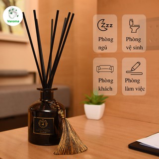 Tinh Dầu Thơm Phòng Lọ Khuếch Tán WIACHNN Thiên Nhiên Nước Hoa Que Gỗ Tán Hương Khư Mùi Cao Cấp VAROMA KT04 KT11