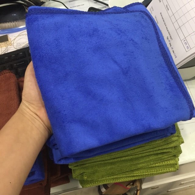 (Rẻ vô địch) Khăn lau đa năng microfiber - khăn lau ô tô , khăn lau tóc không rụng bông siêu sạch siêu thấm size 35x75cm