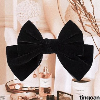 Nơ nhung đen tingoan VELVET HAIRCLIP/BL