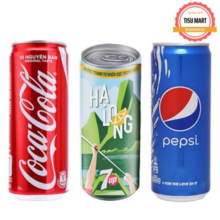 Nước ngọt Coca Cola - Pepsi - 7Up 320ml/lon