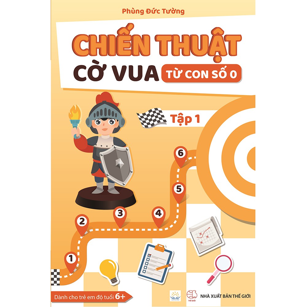 Sách - combo 2 cuốn Chiến thuật cờ vua từ con số 0 - Tập 1 và Tập 2