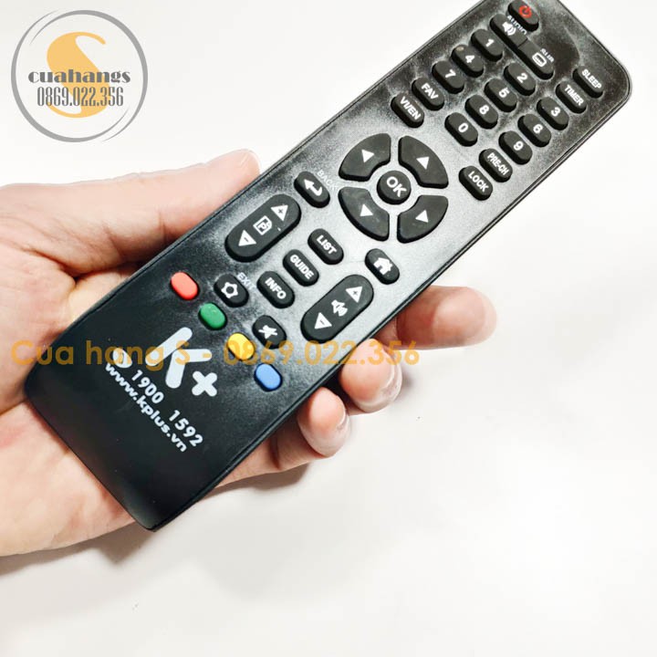 Điều khiển remote đầu thu K+ thay thế