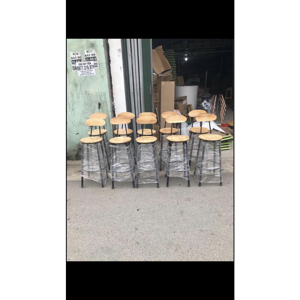 Ghế sắt quầy ba cao giá rẻ