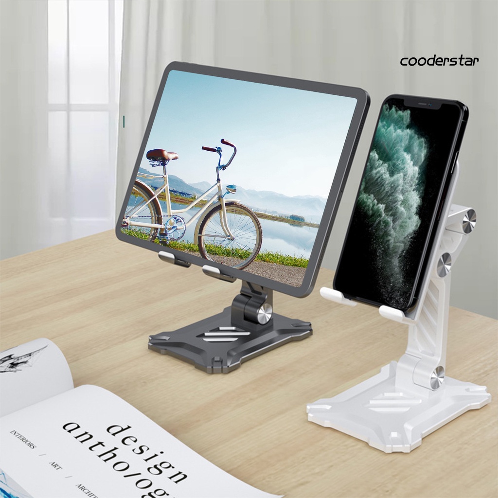 Giá Đỡ Điện Thoại / Máy Tính Bảng Bằng Hợp Kim Nhôm Có Thể Điều Chỉnh Và Gập Lại