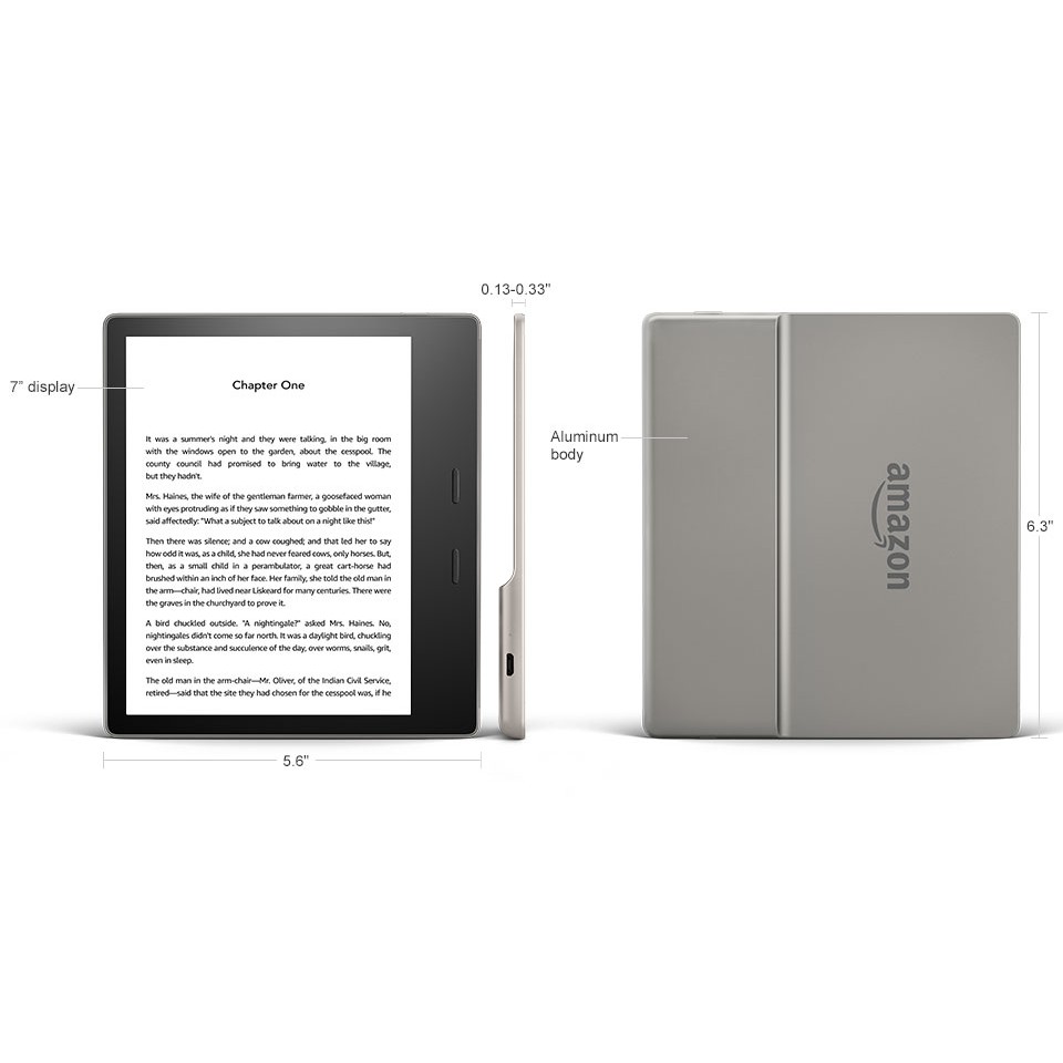 Máy đọc sách Kindle Oasis - thế hệ 10, có WARMLIGTH điều chỉnh tông màu ấm - tên gọi khác Kindle Oasis 3 | BigBuy360 - bigbuy360.vn