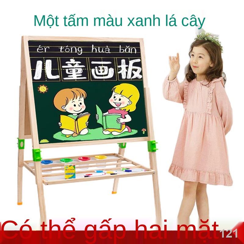 VKhung bảng vẽ trẻ em lớn không sơn loại khung hai mặt từ tính bảng nhỏ bảng đen em bé viết bảng trắng gia sư học tập bả