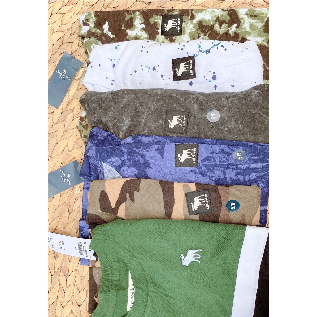 Áo cotton Abercrombie bé trai VNXK 5/6-15/16yBONG KEN KIDS SHOP