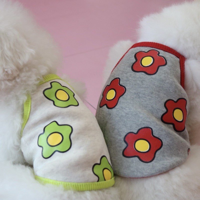 Áo Dây Hoa tặng Kèm Yếm Cho Thú Cưng