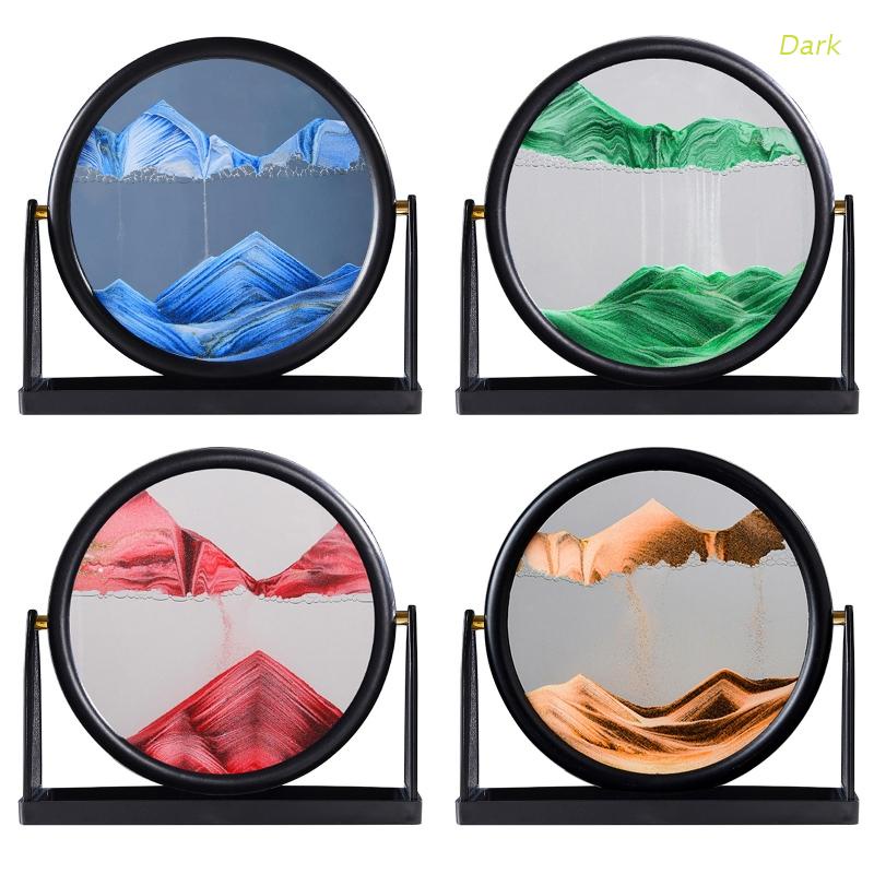 Khung Tranh Cát 3D Hình Tranh Cát Chuyển Động Xoay Được Trang Trí Nhà Cửa