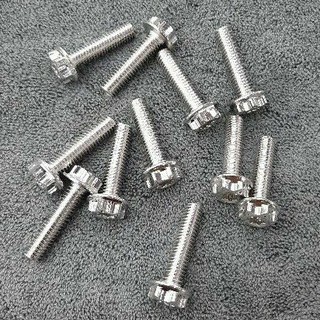 Ốc Inox mẫu Salaya 6 li 3 gắn gù bao tay, lốc máy mọi loại xe