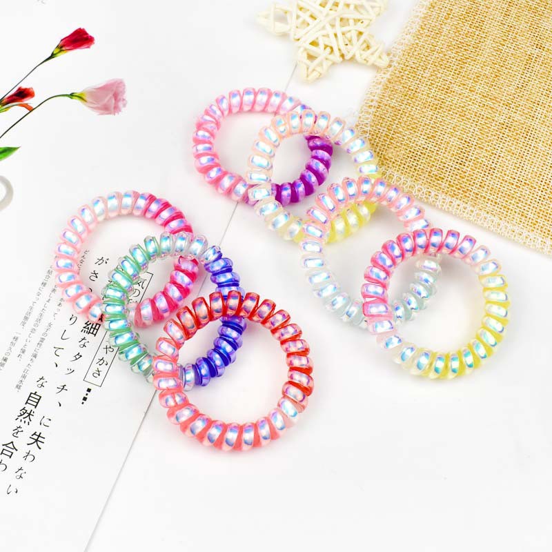 Dây Cột Tóc Lò Xo Nhiều Màu (Màu Ngẫu Nhiên)