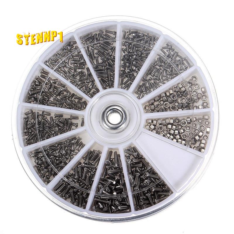 Set 600 ốc vít 12 kiểu bằng thép không gỉ cho điện thoại/ mắt kính