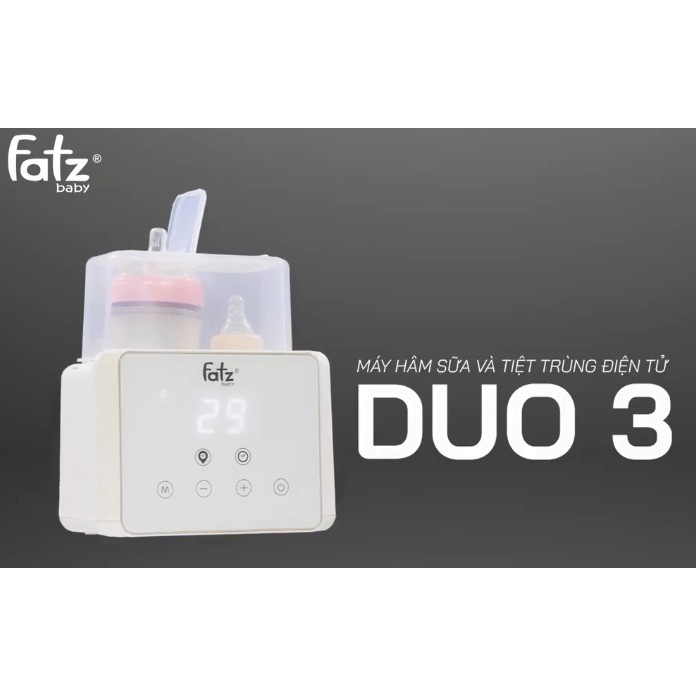 Máy Hâm Sữa Tiệt Trùng Điện Tử Duo 3 Fatz Baby FB3093VN