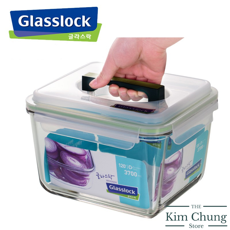 Hộp thủy tinh cường lực Glasslock MHRB370 3700ml Hàn Quốc