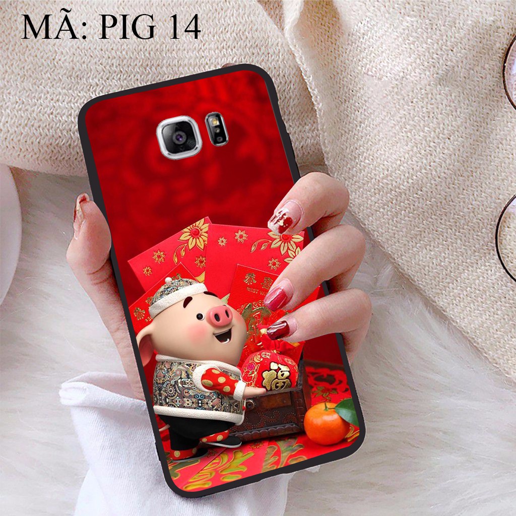 Ốp lưng Samsung Note 5 viền dẻo TPU BST Pig Cute