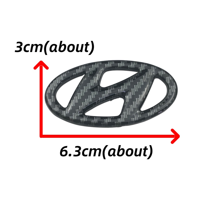 Miếng dán trang trí vô lăng xe hơi Hyundai Ix35 Accent I10 Kona I20 Elantra Sonata Tucson I30