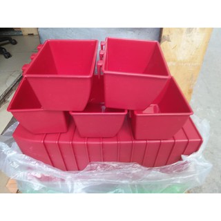 Combo 5 máng ăn cho gà đá loai trung 12 cm