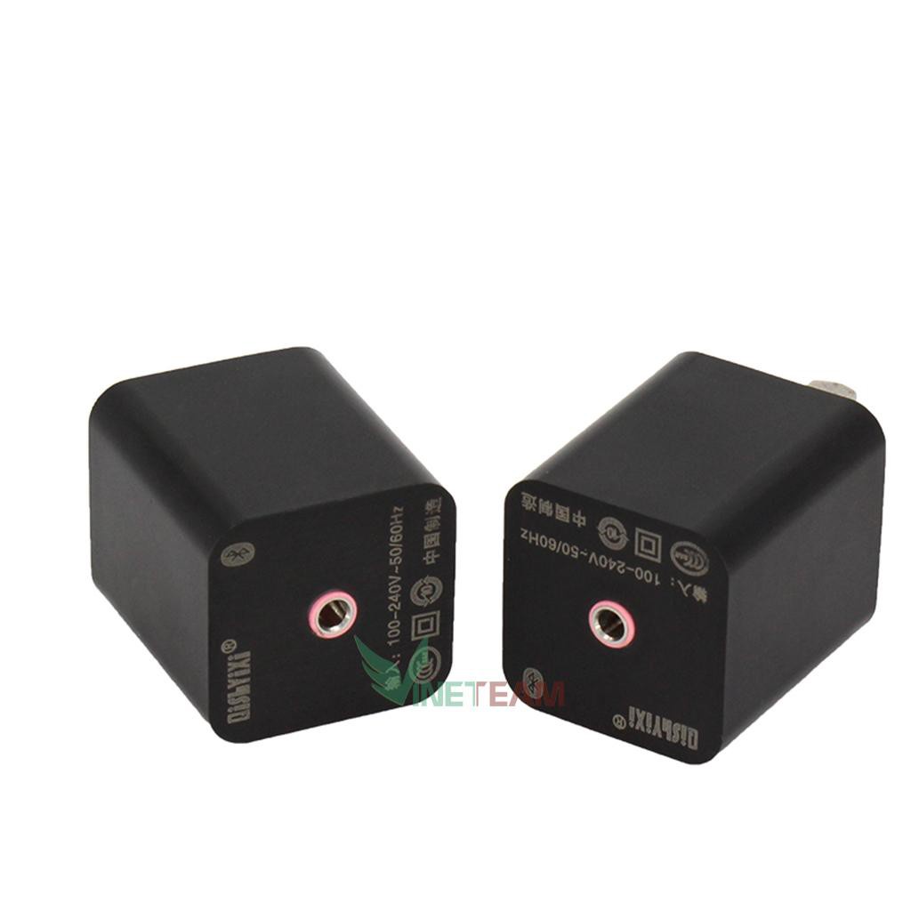 Bộ chuyển đổi âm thanh không dây kết nối Bluetooth 3.5mm kèm Phích cắm Chuẩn Mỹ 110 ~ 240V thương hiệu Qishyixi -dc4051