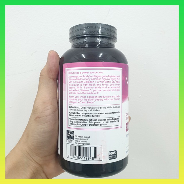 Viên Uống Super Collagen Neocell +C 6000 Mg type 1 - 3 Neocell 360 | BigBuy360 - bigbuy360.vn