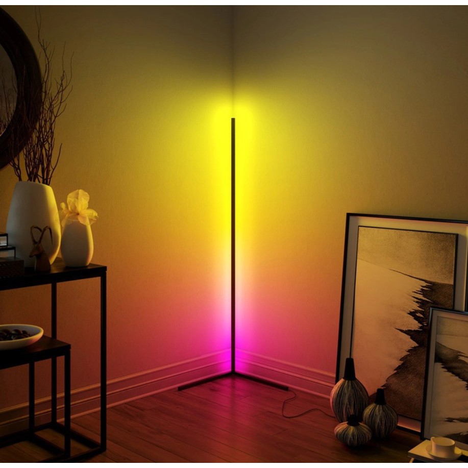 Đèn hắt tường Magic Lantern Led ARGB Conner Light, khiển màu từ xa qua App điện thoại, kích thước C1420mm x R400mm