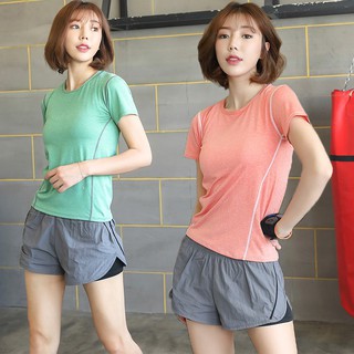Set Bộ Quần Đùi short Áo thun Thể Thao Nữ AAnker (Đồ Tập Gym, Yoga) - Cửa Hàng Việt Nam