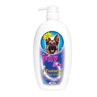 Dầu tắm fay 5 sao 800ml cho chó mèo
