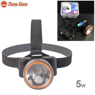 Đèn led đội đầu 5w Rạng Đông pin sạc
