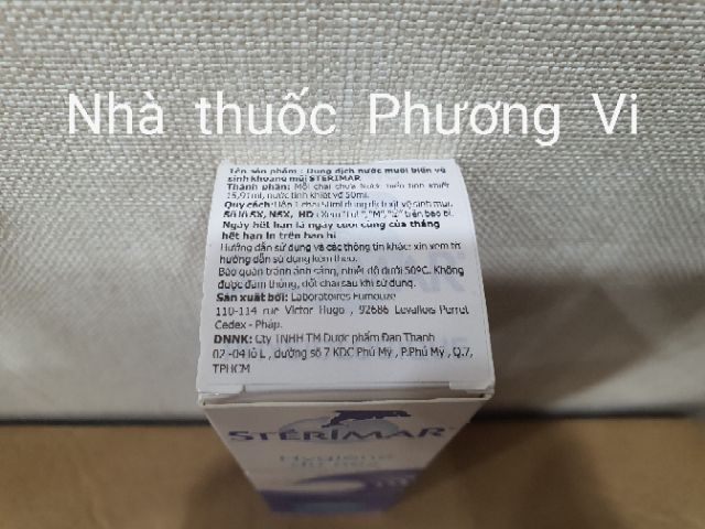 (Hàng Công Ty) Nước biển sâu sterimar 50ml