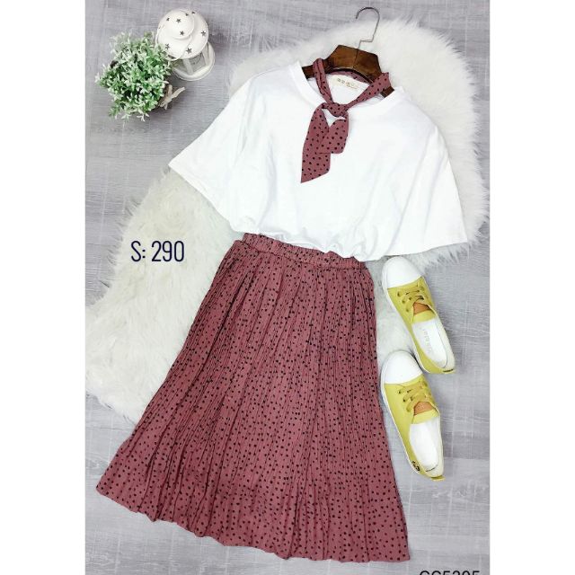 Set áo váy vintage