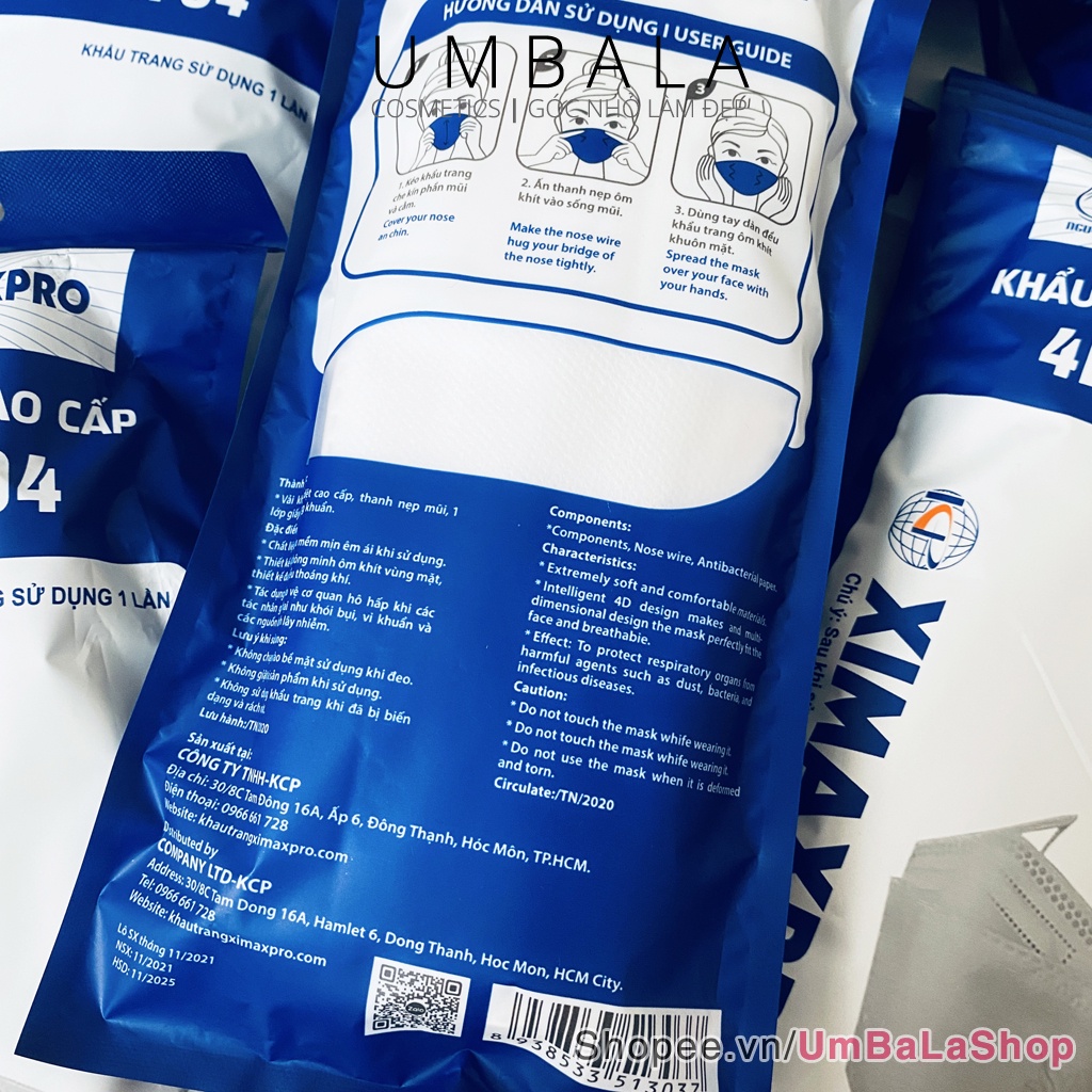 Khẩu trang XIMAXPRO 4D_KF94