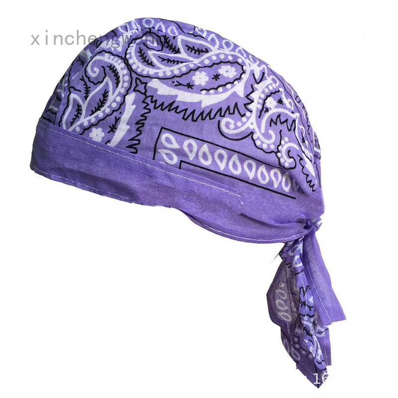 Dreamingsha Khăn trùm đầu thể thao Durag Bandana thể thao chạy xe đạp cho nam