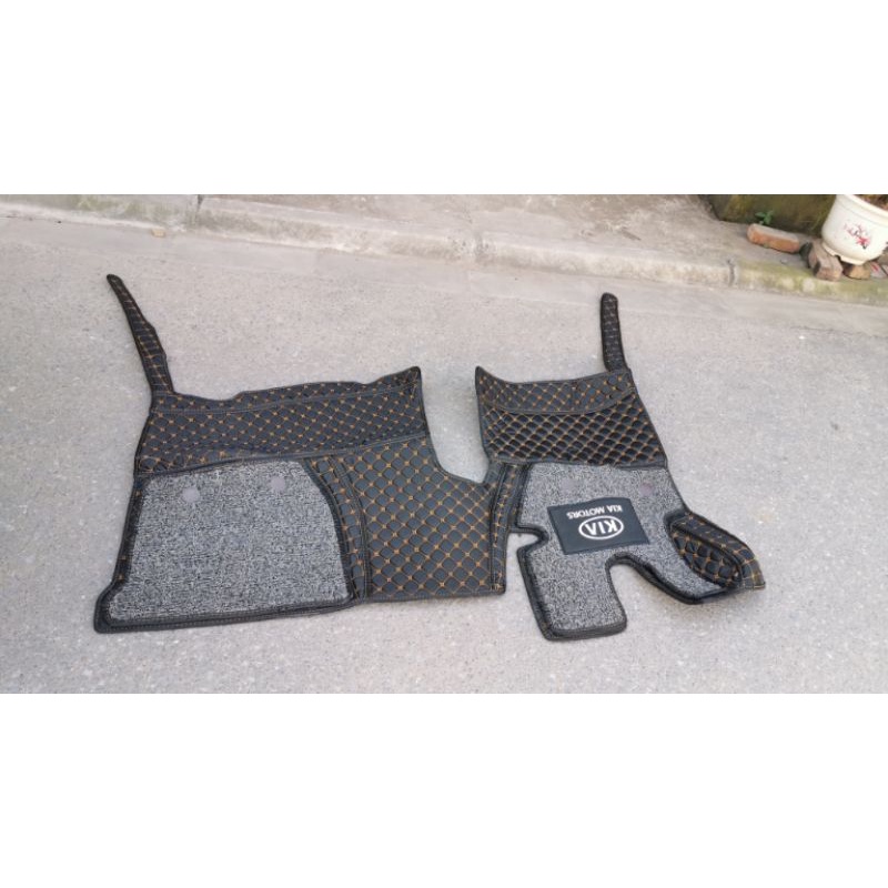 Thảm sàn THACO KIA K200 K250 da 6D và cacbon cực đẹp.