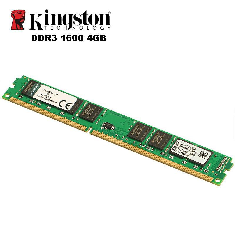 Ram PC Kingston 4GB DDR3 Bus 1600MHz - Bảo hành Chính Hãng - Pk Máy Tính