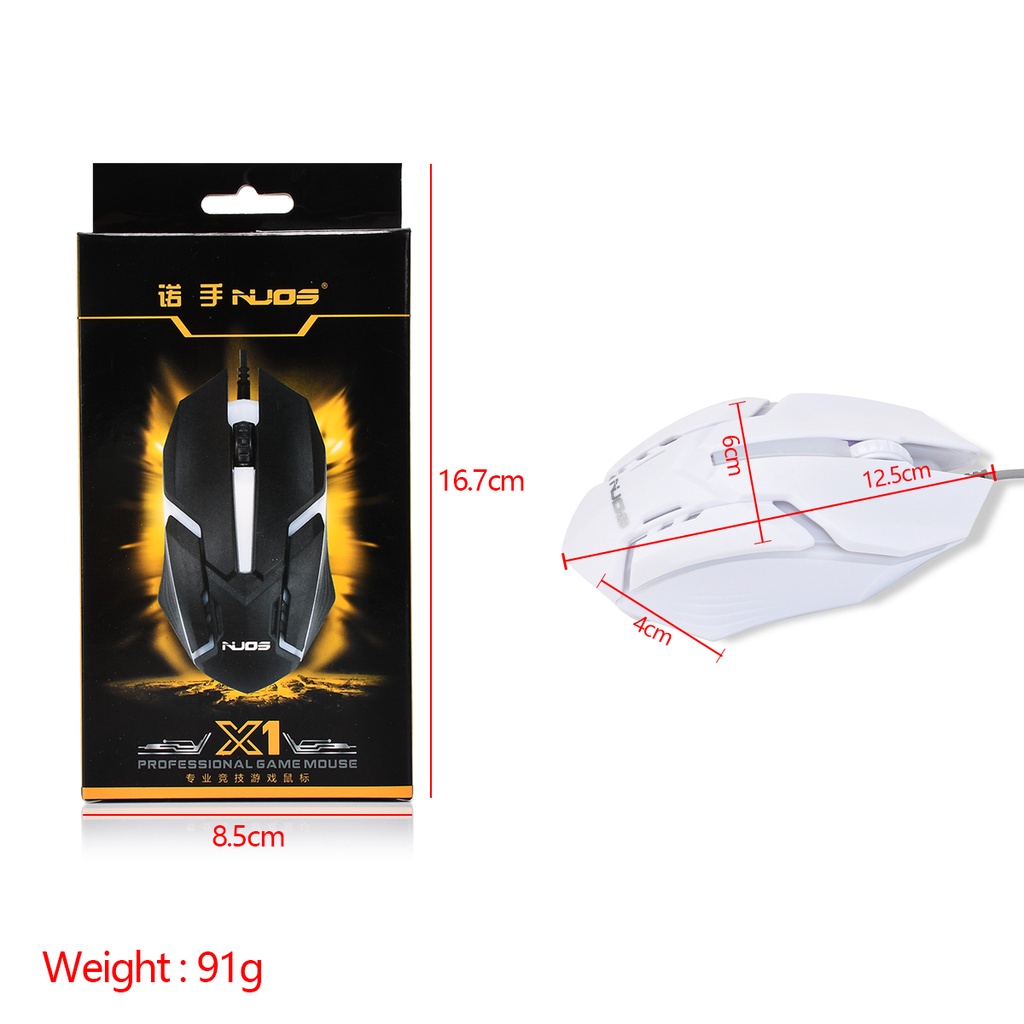 Chuột Chơi Game Có Dây Và Đèn RGB Dùng Cho Văn Phòng