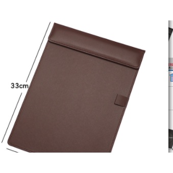 Giấy tờ A4 giấy tờ hóa đơn ký hợp đồng hội nghị khách sạn đệm da PU cao cấp giá đỡ đĩa từ tính/A4 Fo