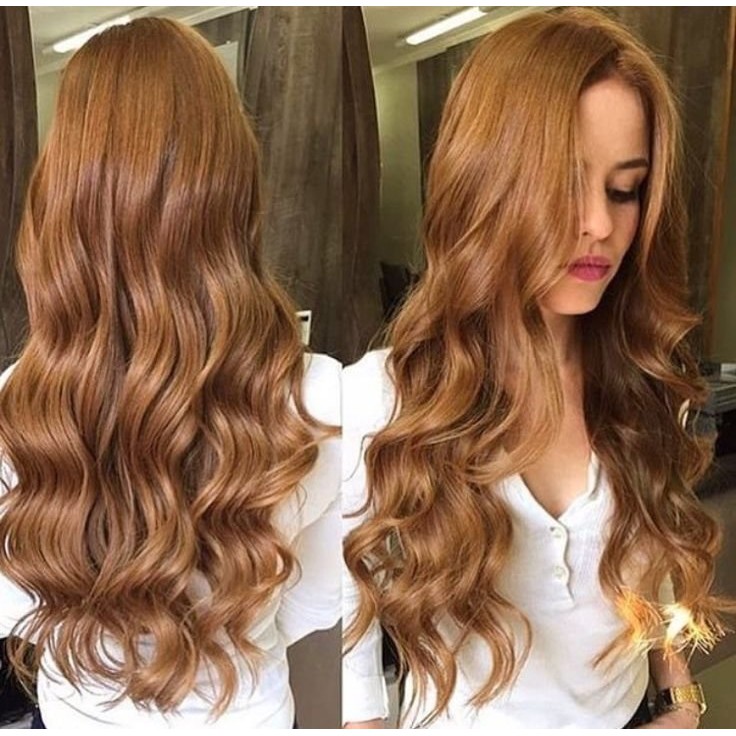 Tuýp Thuốc Nhuộm Tóc Màu Nâu Tây Ánh Vàng 7/3 Medium Golden Blonde Hair Coloring Cream