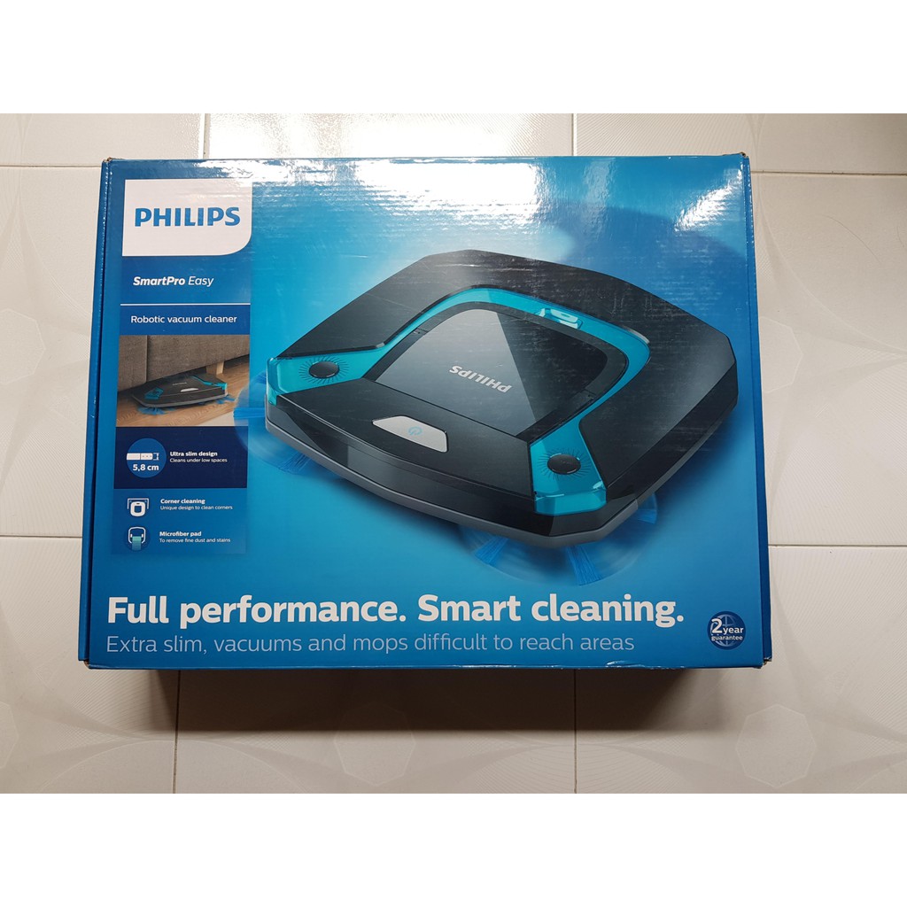 Robot hút bụi Philips FC8794 SmartPro Active có chức năng lau sàn - robot lau dọn 24h - tự động sạc - hoạt động liên tục