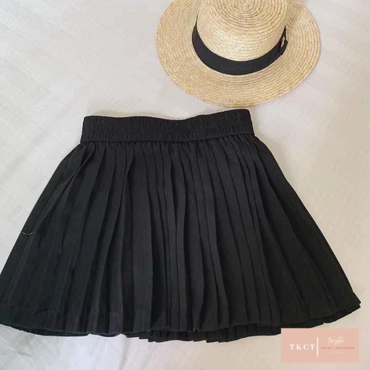 Chân Váy Xếp Li Dáng Ngắn Nữ TONGKHOCHITUE , Váy A , Váy Ngắn Đen Xoè | BigBuy360 - bigbuy360.vn