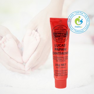 Kem đa năng đu đủ (25g) chống khô nẻ môi, bỏng da, mẩn ngứa, mụn nhọn cho mọi lứa tuổi Lucas Papaw Ointment, Úc