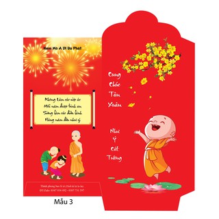 Phong bao lì xì phật giáo 2020