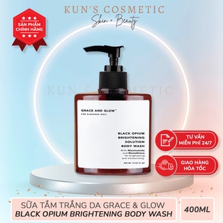  Sữa Tắm Trắng Da Grace & Glow Black Opium Brightening Body Wash  400ml  