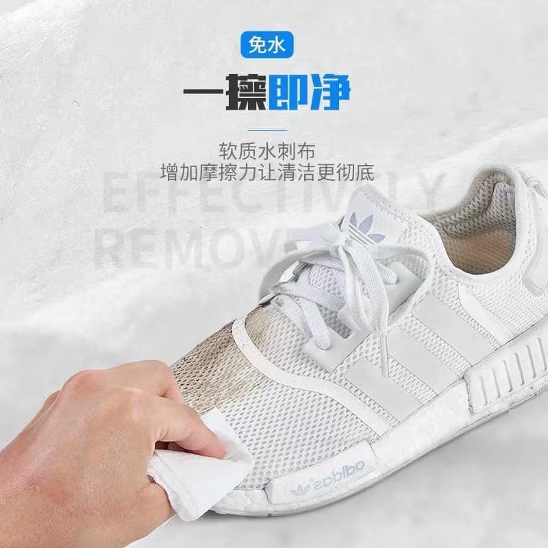 [FREESHIP TỪ 50K] GIẤY LAU GIÀY TIỆN LỢI SIÊU HÓT HỘP 30 tờ.Giấy lau giầy, túi xách thần thánh Sneaker